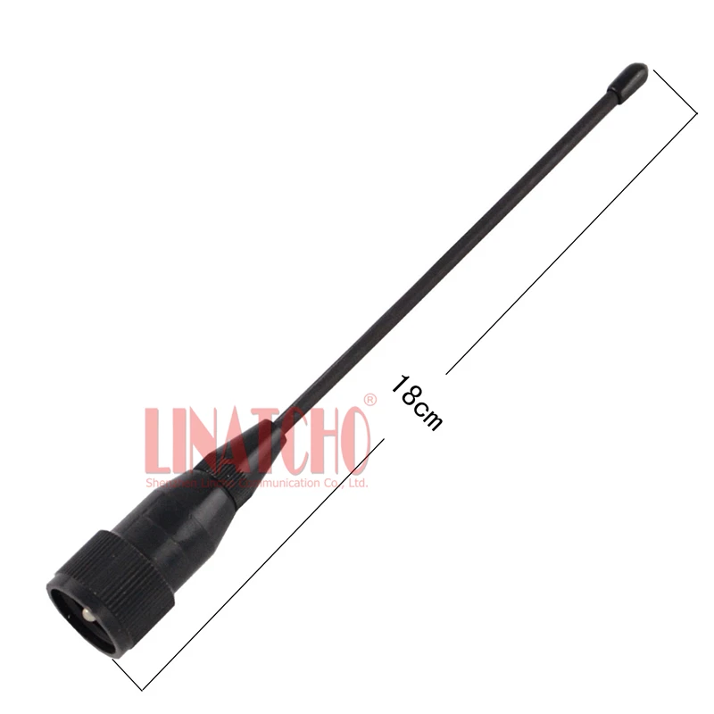 10W uhf flexible car rubber radio antenna short black M Connector PL259