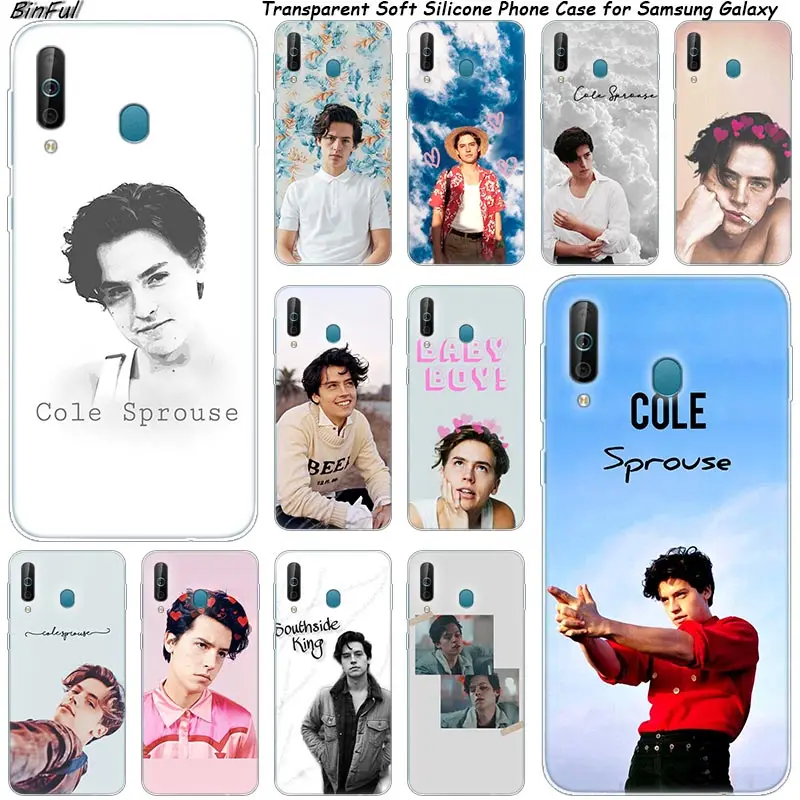 Силиконовый чехол Cole Sprouse для Samsung Galaxy A80 A70 A60 A50 A40 A40S A30 A20 A2CORE M40 Note 10 Plus 9 8 5|Бамперы| |