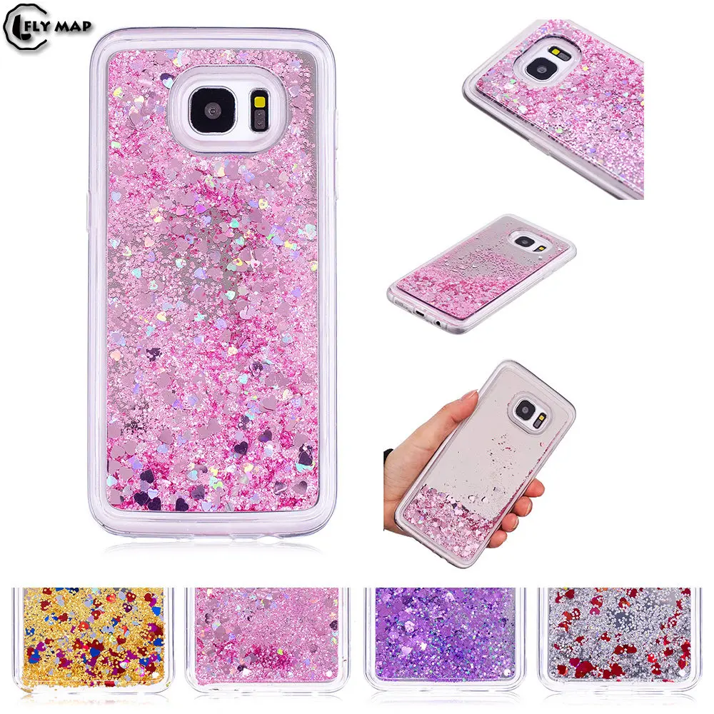 Mirror Flash Star Case for Samsung Galaxy S7 Edge S7Edge G935 G935F G935FD SM-G935F SM-G935FD Liquid Quicksand Silicone Cover |