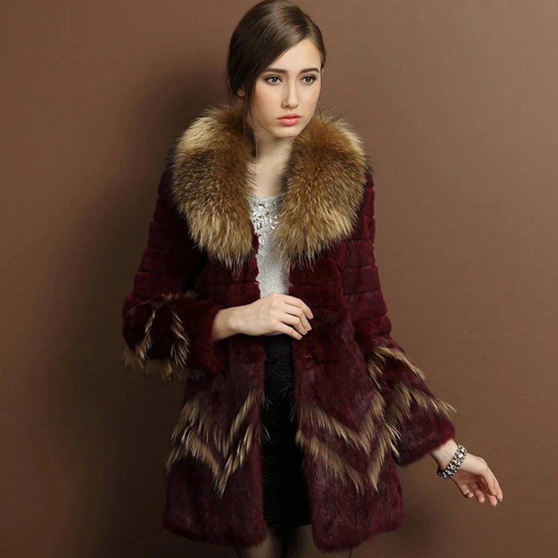 New arrival women real fur jackets and coats winter natural rabbit fur jackets slim fit woman raccoon dog fur collar outerwear New arrival women real fur jackets and coats winter natural rabbit fur jackets slim fit woman raccoon dog fur collar outerwear