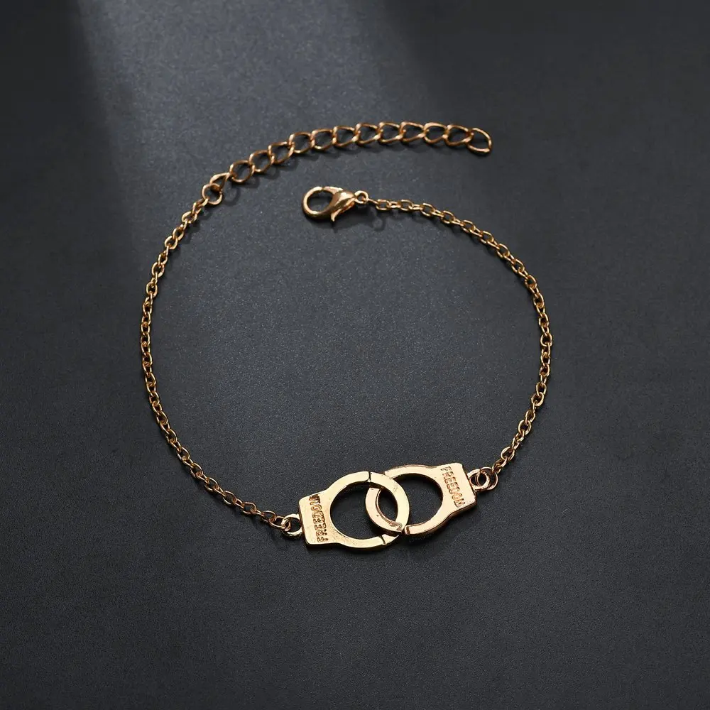 Модные золотые и серебряные цвета DIY наручники женские браслеты для щиколотки Девушка ручной работы дружбы ножной браслет пляжная бижутерия для ног - Окраска металла: Gold