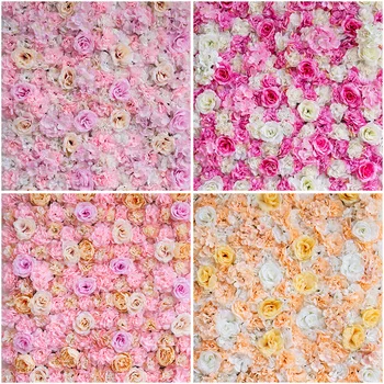 

40X60 Artificial Flower Silk Rose Simulation stereo flower wall customization Wedding photo studio background decoration flower