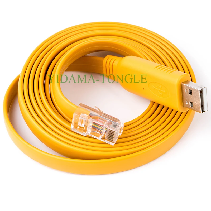 Ftdi-serial Adapter Converter Console Cabo Fit para Cisco Router Suporte Rollover Usb Rj45 Rs232 Win7 10 11 - Imagem 2
