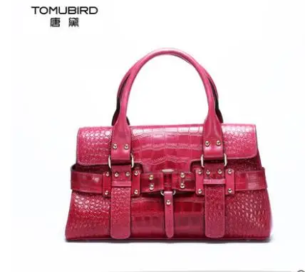 Известный бренд, высокое качество, натуральная кожа, женская сумка, новинка, крокодиловый узор, сумка через плечо, сумка-мессенджер, Диана, посылка - Цвет: purple