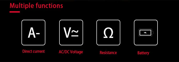 TY QQ2.0 Мини-тест-мультиметр профессиональное измерение AC/DC сопротивление батареи бытовой электрик оборудование для технического обслуживания