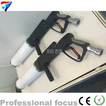 

Free Shipping 2pcs/Lot LED CO2 Jet Machine 3 Meter Co2 Gas Hose Led Co2 Gun Led DJ Gun For DJ Party