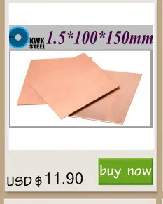 Folha de cobre 2*200*200mm Placa de Cobre