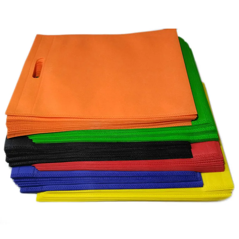 New Reusable Shopping Bag Non-Woven Fabric Bags Folding Shopping Bag For promotionGiftshoesChrismas Grocery Bags Shop Custom (10)