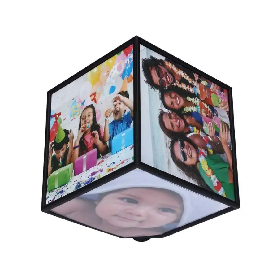 Good 360 Rerating Photo Frames Revoling Multi Picture Cube Good 360 Rerating Photo Frames Revoling Multi Picture Cube Black Home Decor Family Nov 25 Free Shipping Worldwide