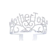 Metal Mother To Be Silver Tiara Hearts Crown With Sparkling Rhinestones For Shower Future Expecting Mom Accessory Metal Mother To Be Silver Tiara Hearts Crown With Sparkling Rhinestones For Shower Future Expecting Mom Accessory