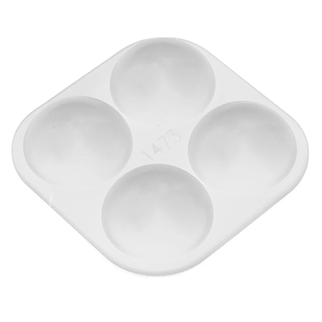 1-Pack 25mm/1inch Resin Silicone Cabochon Mold for Resin Epoxy Polymer Clay, Half Round Dome Jewelry Casting Mould