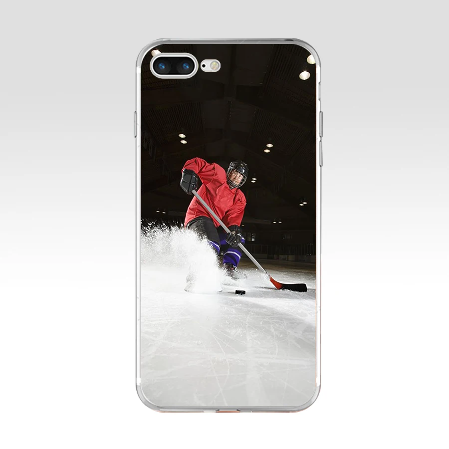 160WE I love ICE Hockey Мягкий ТПУ силиконовый чехол для Apple iPhone 6 6s 7 8 plus чехол - Цвет: 7