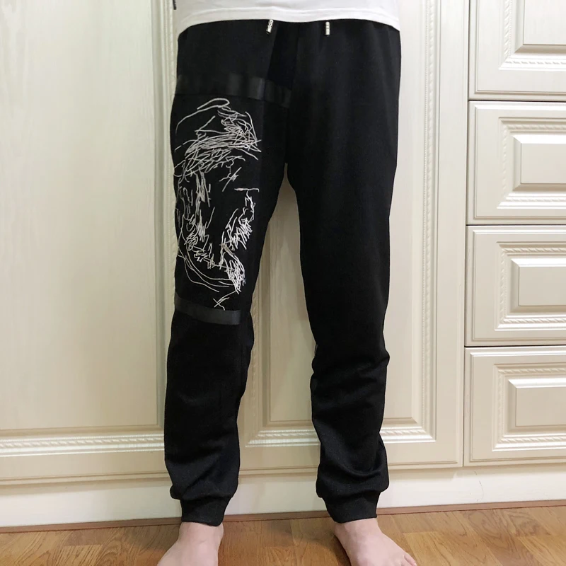 Большие размеры, мужские брюки 4XL 5XL 6XL 7XL 8XL, качественные повседневные мужские модные брюки, повседневные шаровары в стиле хип-хоп, шаровары