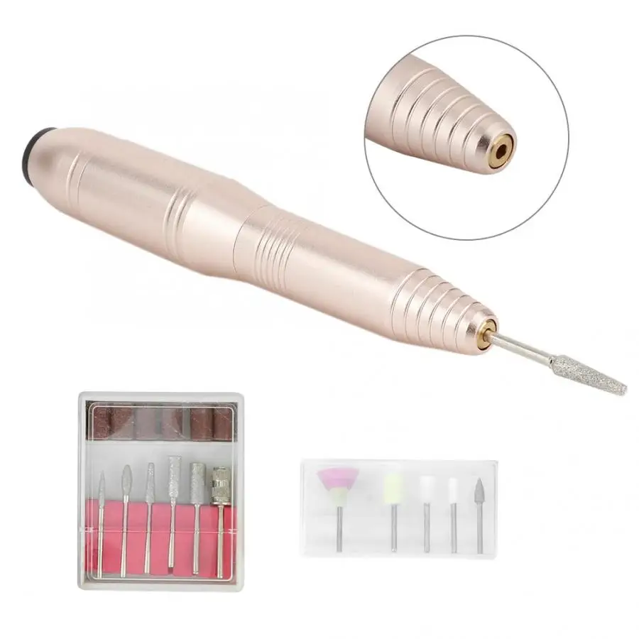 Nail Manicure Drill Pen Nail Drill Handle Handpiece for Manicure Pedicure Machine Accessory Tool