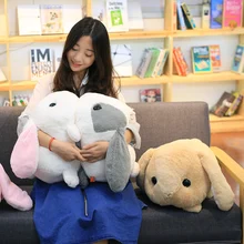 Lop плюшевый кролик кукла прекрасный Loppy Мягкий Кролик игрушка розовый/коричневый/белый/серый Huggable дети животные плюшевые игрушки подарок на день рождения 45 см Lop плюшевый кролик кукла прекрасный Loppy Мягкий Кролик игрушка розовый/коричневый/белый/серый Huggable дети животные плюшевые игрушки подарок на день рождения 45 см