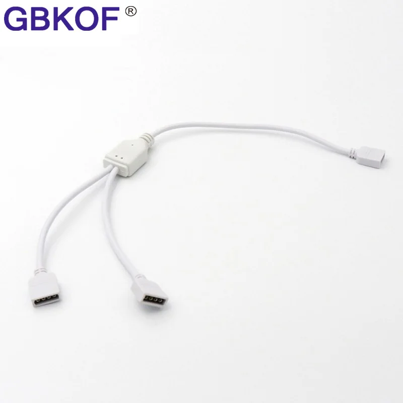 1to2 1to3 1to4 гнездовой разъем RGB Светодиодная лента аксессуар удлинитель сплиттер с 4