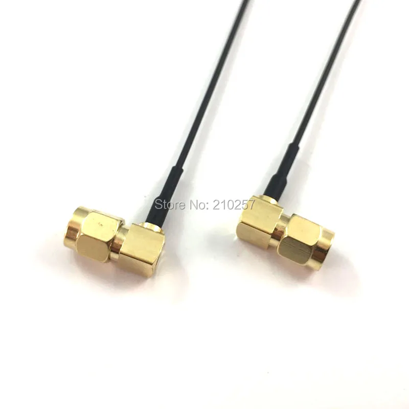 433Mhz Antenna 3dbi Sma Male Plug Connector Right Angle 2pcs for Ham Radio