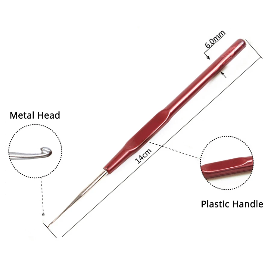 Крючки для вязания крючком эргономичные пластиковые ручки крючок для вязания крючком плетение шпилька для волос индийский крючок 0,5 мм 0,6 мм 0,7 мм 0,8 мм 4 шт./партия
