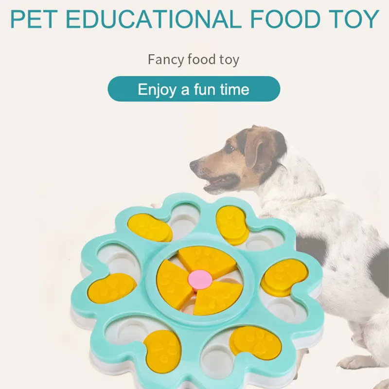

SMARTPET Flower Shape Pet Educational Dog Toys Pet Slow Feeder Dogs Interactive Puzzle Games for Training Dog Intelligence