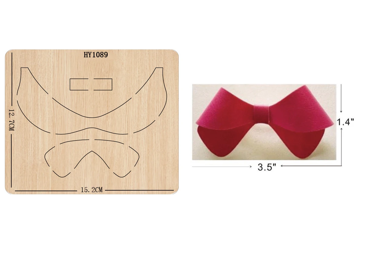 

bow cutting dies 2019 new die cut &wooden dies Suitable for common die cutting machines on the market