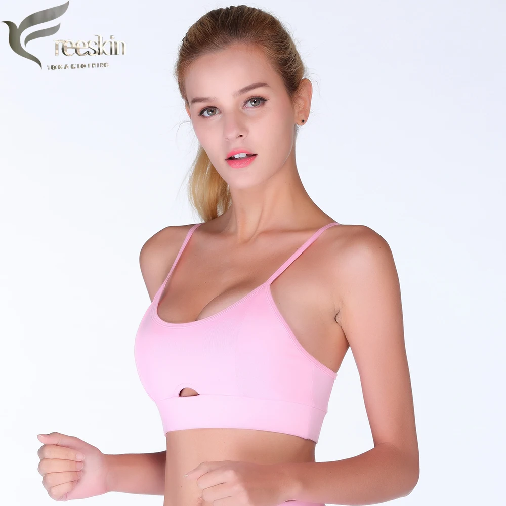 Freeskin Women Training Sports Bra Workout Yoga Bra Breathable Fitness Clothing Quick Dry Gym