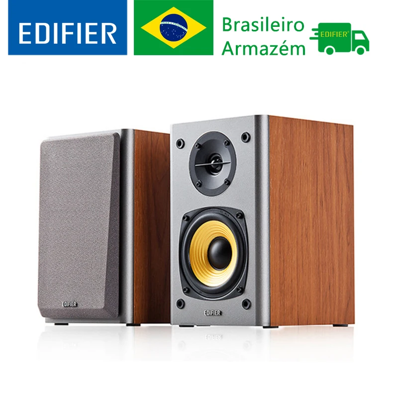 EDIFIER R1000T4 портативный деревянный динамик звук домашний кинотеатр s с 4 дюймовым