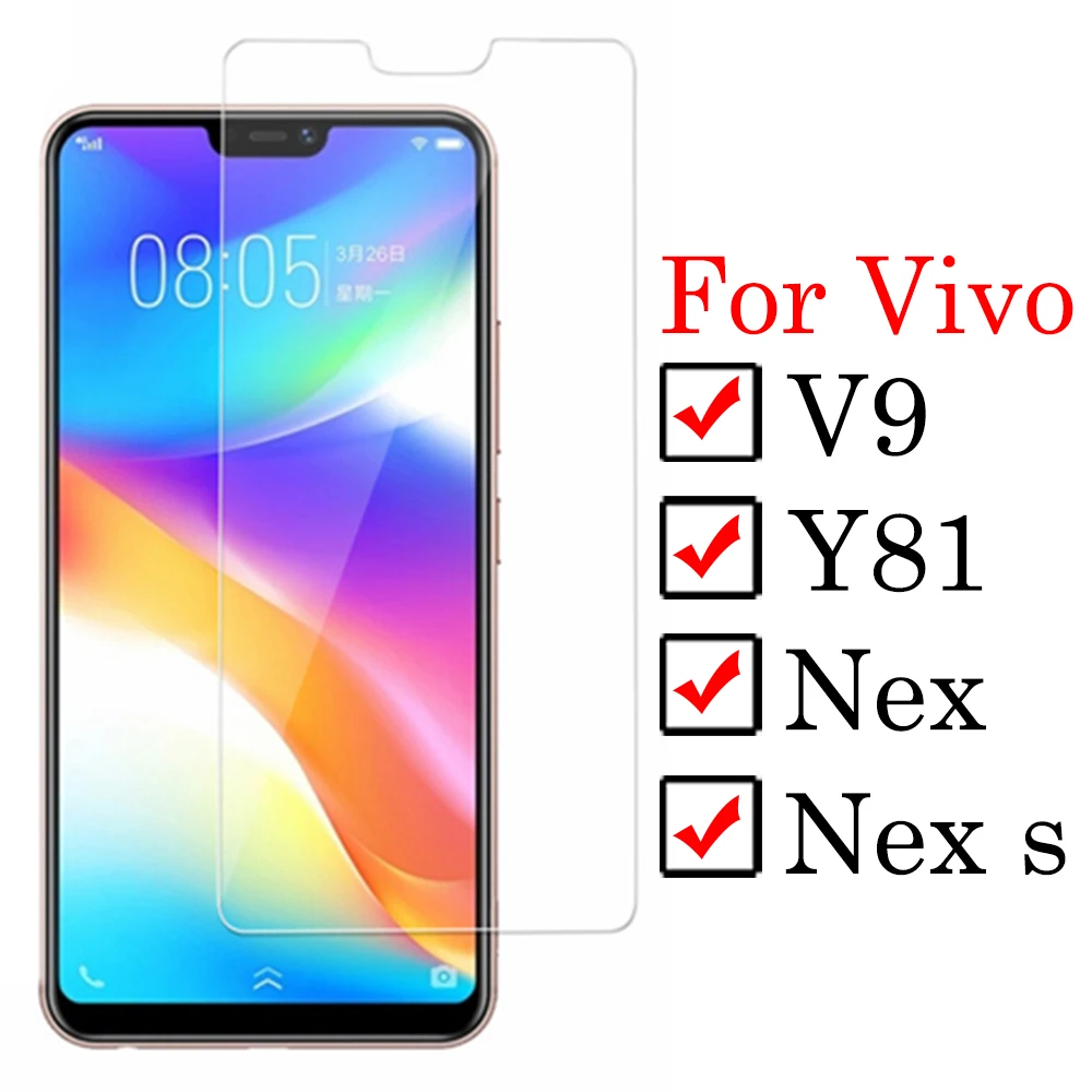 ДЛЯ vivo v9, Защитное стекло для vivo y81 y 81 nex s, закаленное стекло vi vo v 9 ne xs nexs, Защитное стекло для экрана y81 viv 9 o ne