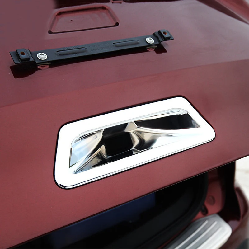 Chrome Rear Trunk Door Handle Bowl Cover Trim 1pcs for Ford Explorer 2016-2018