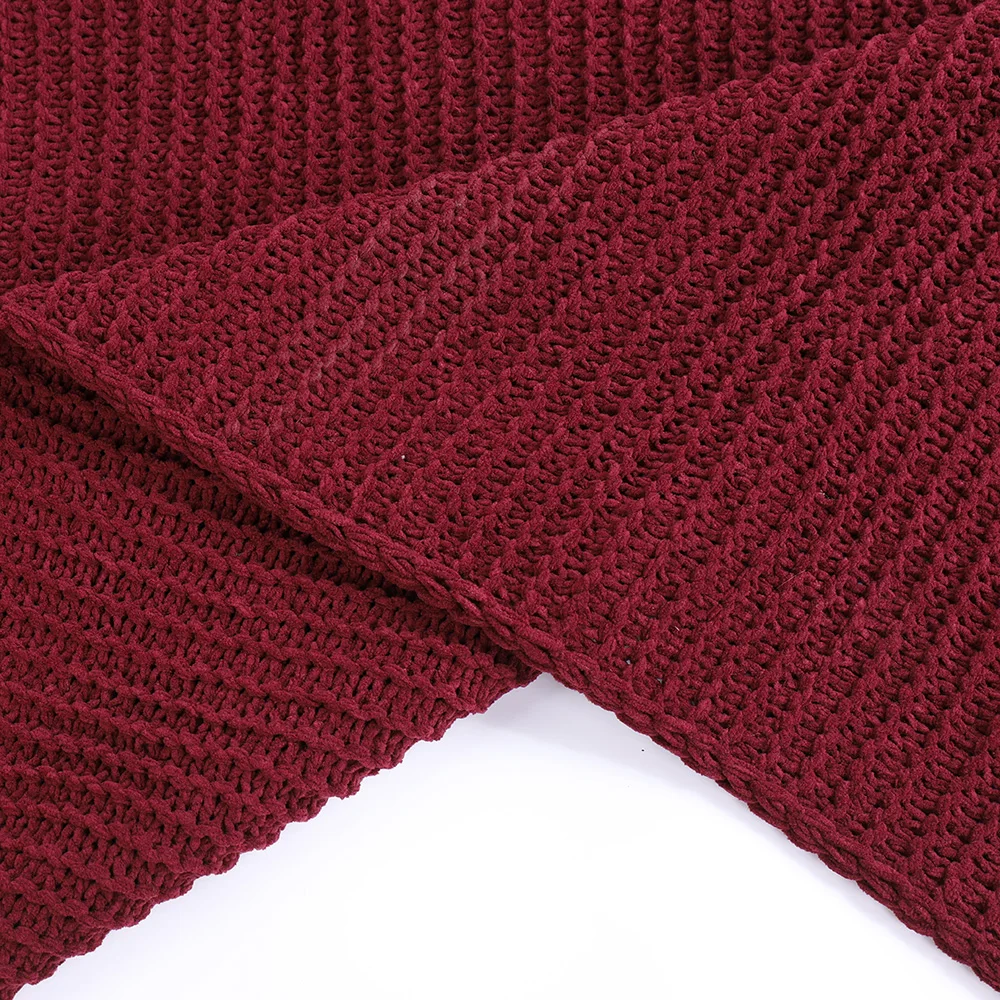 Battilo Chenille Тканое одеяло 50 &quotx 60&quot двустороннее мягкое теплое дышащее для кровати