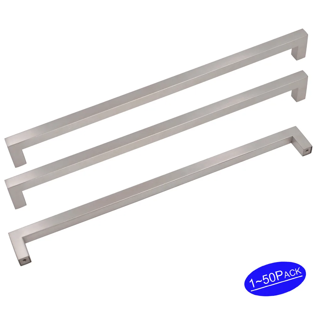 Brushed Nickel Drawer Pulls Kitchen Bathroom Door Hardware 12.6