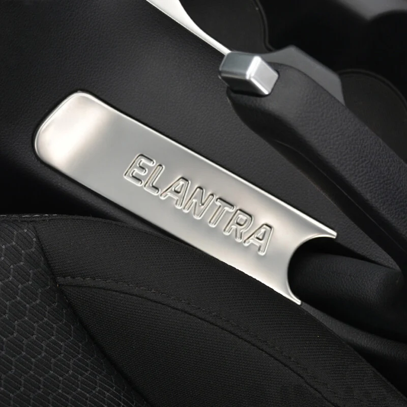 For Hyundai Elantra 2016 2017 accessories Stainless steel interior Car with the handbrake trim strip Cover styling 1pcs | Автомобили и