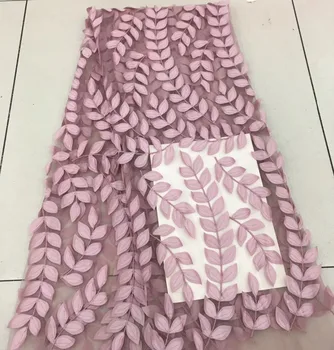 

African Tulle Lace Fabric 2018 cut French Lace Fabric High Quality Nigerian Embroidery Tulle French Laces TS6638