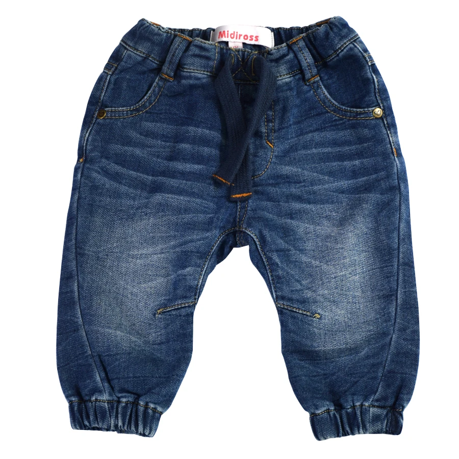 HSIN1609001-1Infant Baby Boys&Girls Jeans Newborn Kids Warm Denim Harem Pants New Born Bebe Pantalones Toddler Crawling Soft Leggings Winter