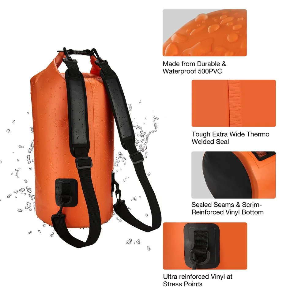 piscifun waterproof dry bag backpack
