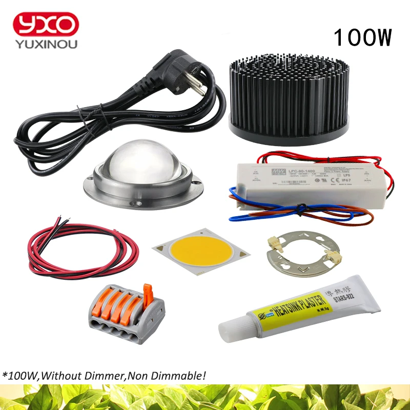 Special Price 100W 200W 300W CREE CXB3590 COB LED Grow Light DIY Module Full Spectrum LED Grow Lamp Indoor Plant Ideal Holder MEANWELL Driver