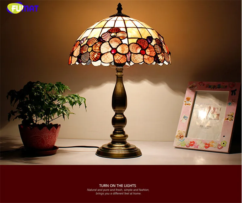Shell Tiffany Table Lamp10