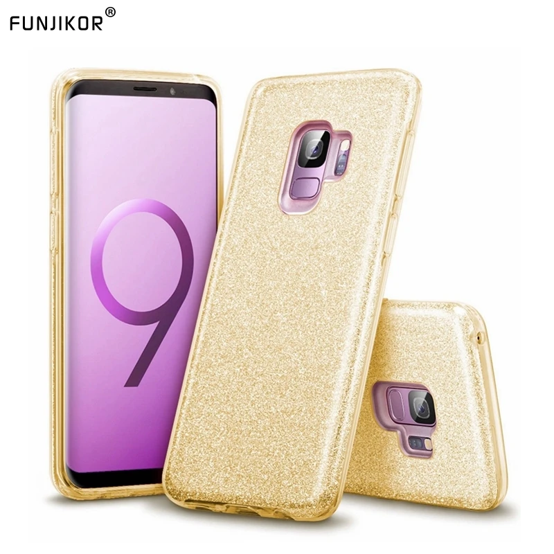 

ShockProof Soft Glitter Case For Samsung Galaxy J3 J5 J7 2017 A5 2016 S6 S7 edge S10E S8 S9 S10 A6 A8 Plus 2018 J4 J6 Cover Capa