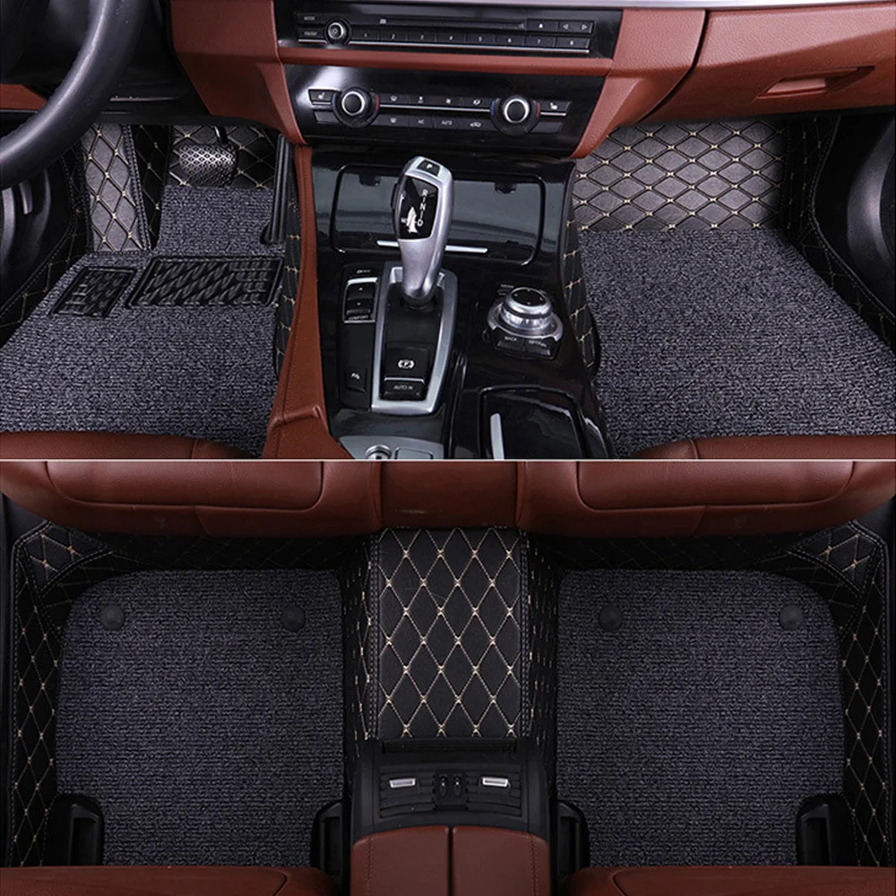 

SUNNY FOX car floor mats for Audi A6 C5 C6 C7 A4 B6 B7 B8 Allroad Avant foot case high quality anti slip car styling liners
