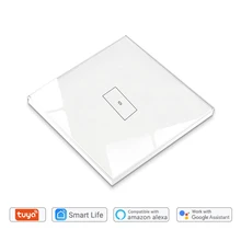 Tuya vida inteligente WiFi táctil vidrio de interruptor Panel Control de voz de Google Alexa eco App Control remoto en OFF impermeable