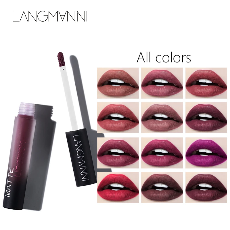 Professional lip tint Matte Lipgloss Kit Brand Liquid Lipstick Waterproof Maquiagem Nude Lip Gloss nude Cosmetic Beauty Make up Professional lip tint Matte Lipgloss Kit Brand Liquid Lipstick Waterproof Maquiagem Nude Lip Gloss nude Cosmetic Beauty Make up