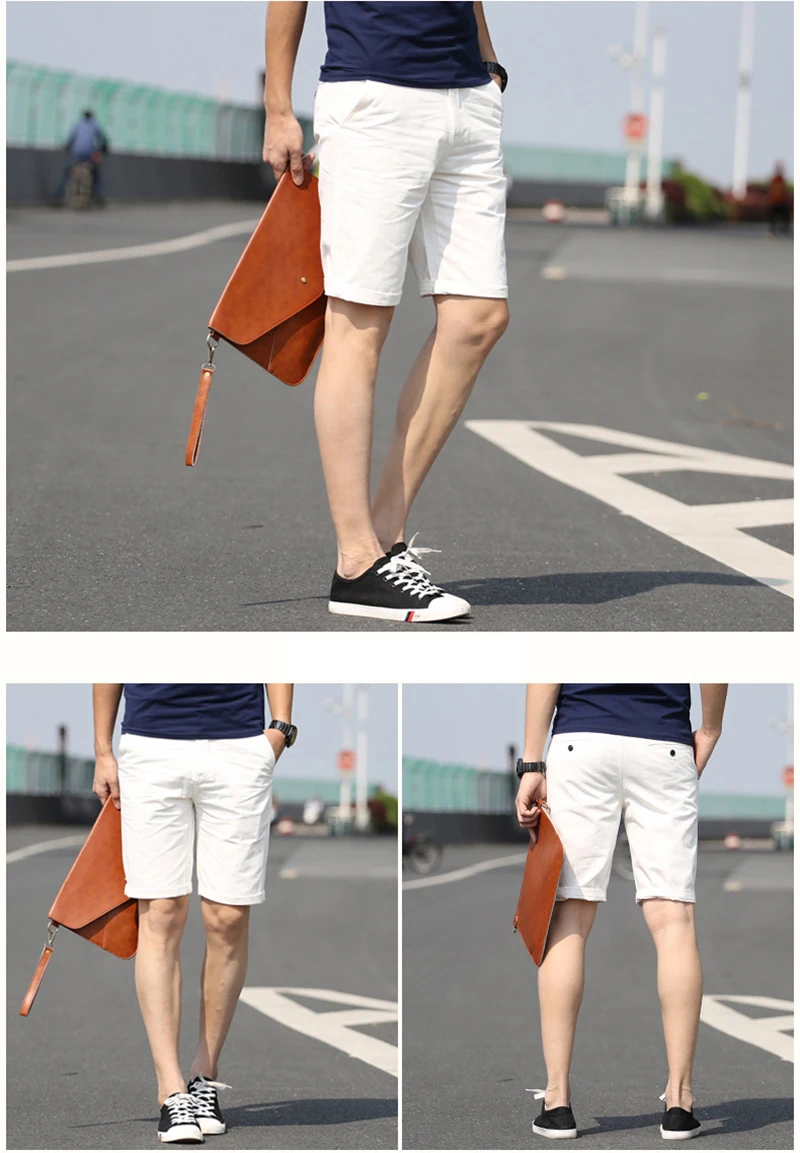 Белые летние Повседневное корейские шорты Для мужчин свободные Вес хлопок, большой размер короткие брюки-карго hombre Для мужчин Rotkie Spodnie Для