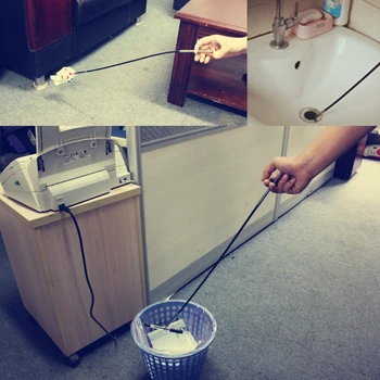 

1PC 600mm Flexible 4 Claws Long Reach Pick Up Bend Curve Grabber Spring Grip Tool