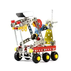 189 шт. планета Rover автомобиль Интеллектуальный Construction Set 3D металлические строительные блоки DIY Kit Подарочный Модель Строительство Наборы