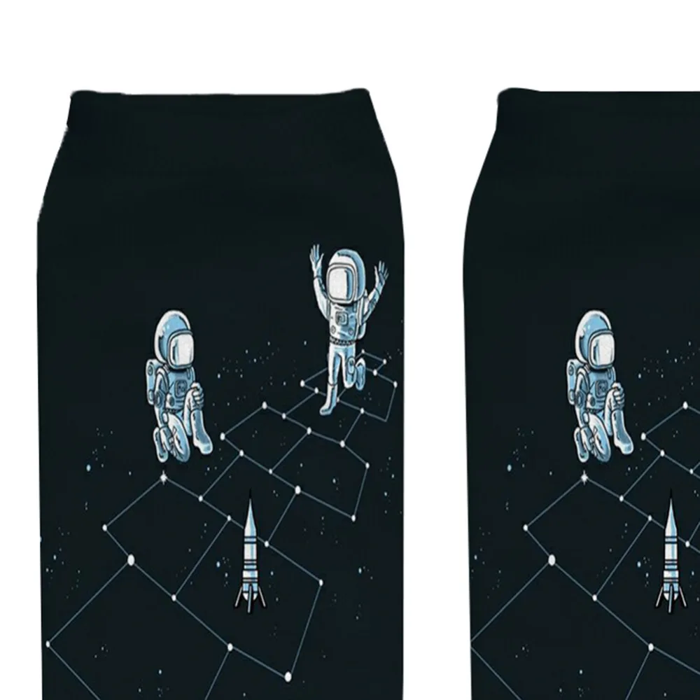 2018-astronauta-3D-dise-o-impreso-divertido-Calcetines-para-las-mujeres-Low-Cut-ankle-Happy-Calcetines (3)