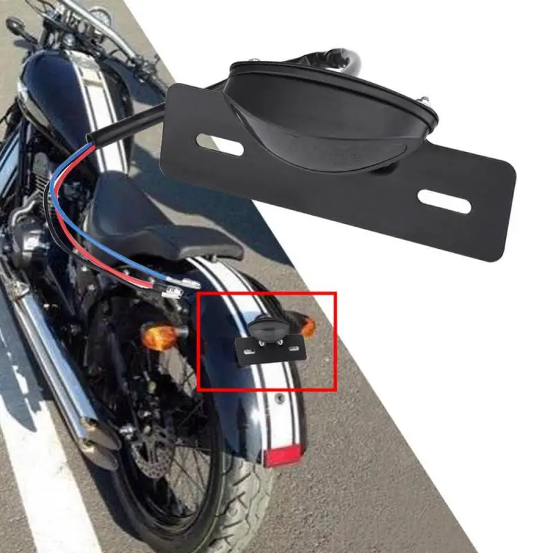 

Motorcycle Motorbikes Truck ATV Trailer Cafe Racer LED Rear Brake Tail Light Stop License Plate Lights Light Source Hot Sale