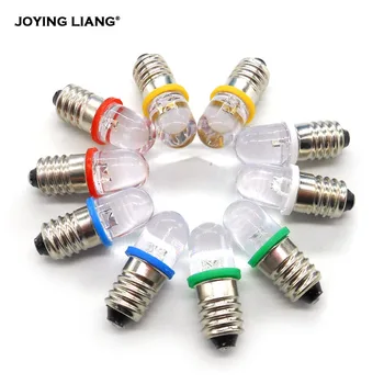 

JOYING LIANG T10 LED Light Beads 3V 3.8V 4.5V 6.3V 8V Match with E10 Screw Bulb LED Lamp Small Electric Bead Bulb 10pcs/lot