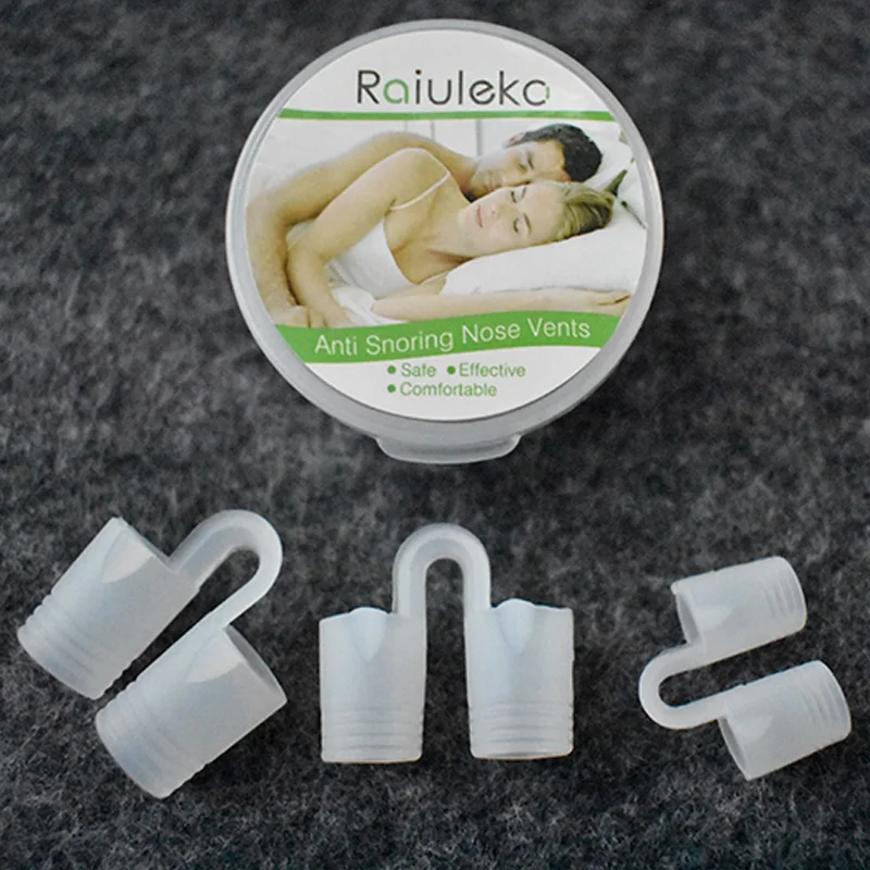 

Anti Snoring Device Relieving Snoring and Aiding Sleep Apnea Soft Silicone Boxed Nasal Dilators Stop Snoring Nose Clips