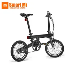 Подлинная xiaomi Смарт электрические велосипеды велосипед портативный mijia Qicycle e складной pedelec ebike 18 "экран TFT мониторы автомобиля