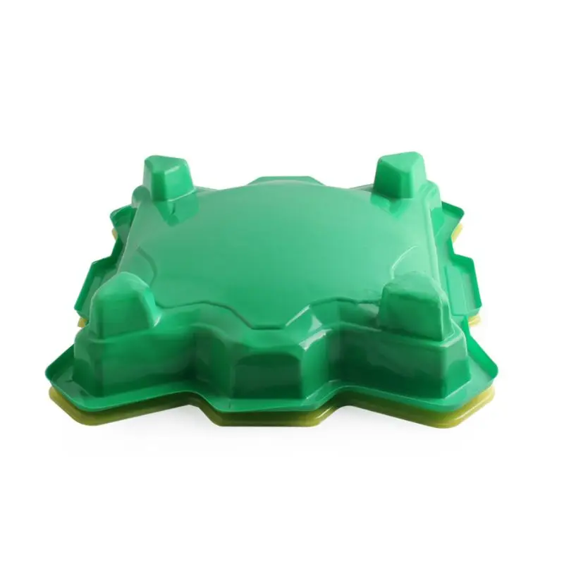 Premium New 1Pc Green Gyro Battle Disc Arena Plastic Gyro Plate Toy for Kids Children Intelligent Educational Toy Accessories