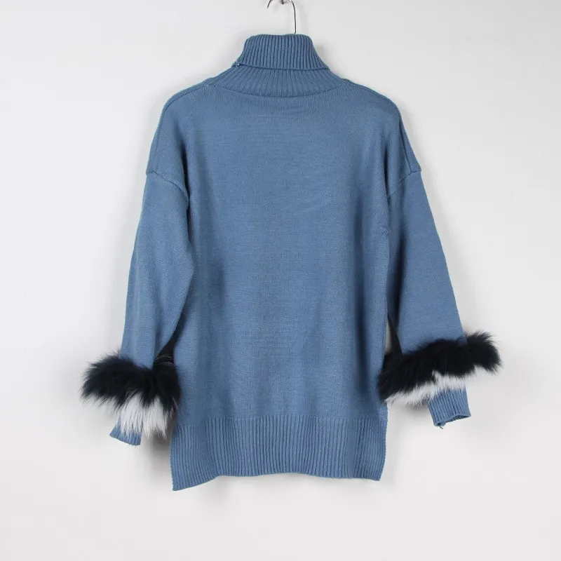 TWOTWINSTYLE вязаный свитер женский с длинным рукавом Водолазка Асимметричный пуловер Топы женские негабаритные осенние повседневные Модные